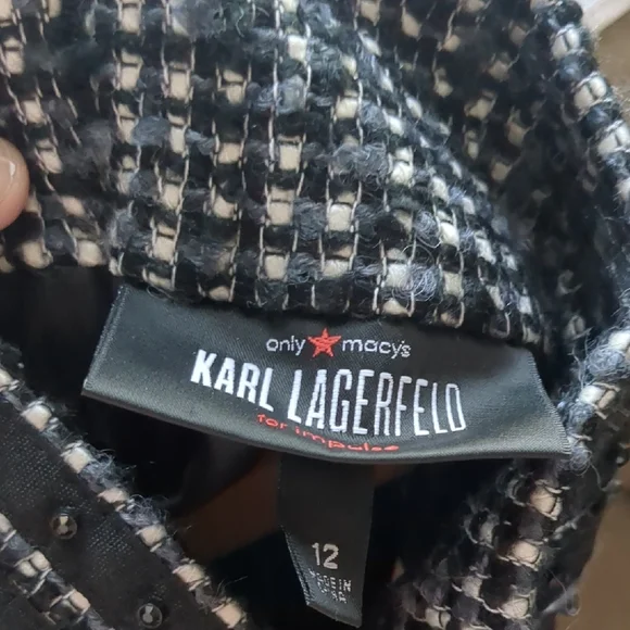 ~Karl Lagerfeld for impulse Tweed Midi Dress - Picture 9 of 10